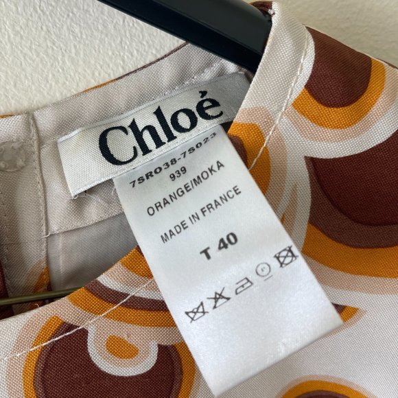 Chloe Silk Patterned Mini Dress (AS SEEN ON BABIES!) - Picture 6 of 13